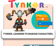 Tynker. Learning to manage characters.  - Programming for children in Plovdiv